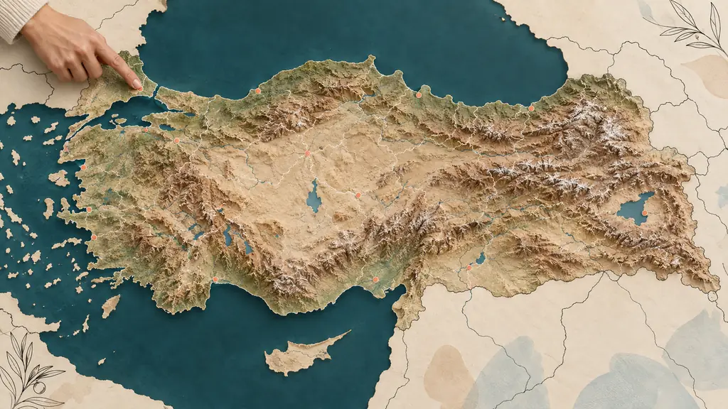 Géographie Turquie carte : 8 repères pour lire le pays